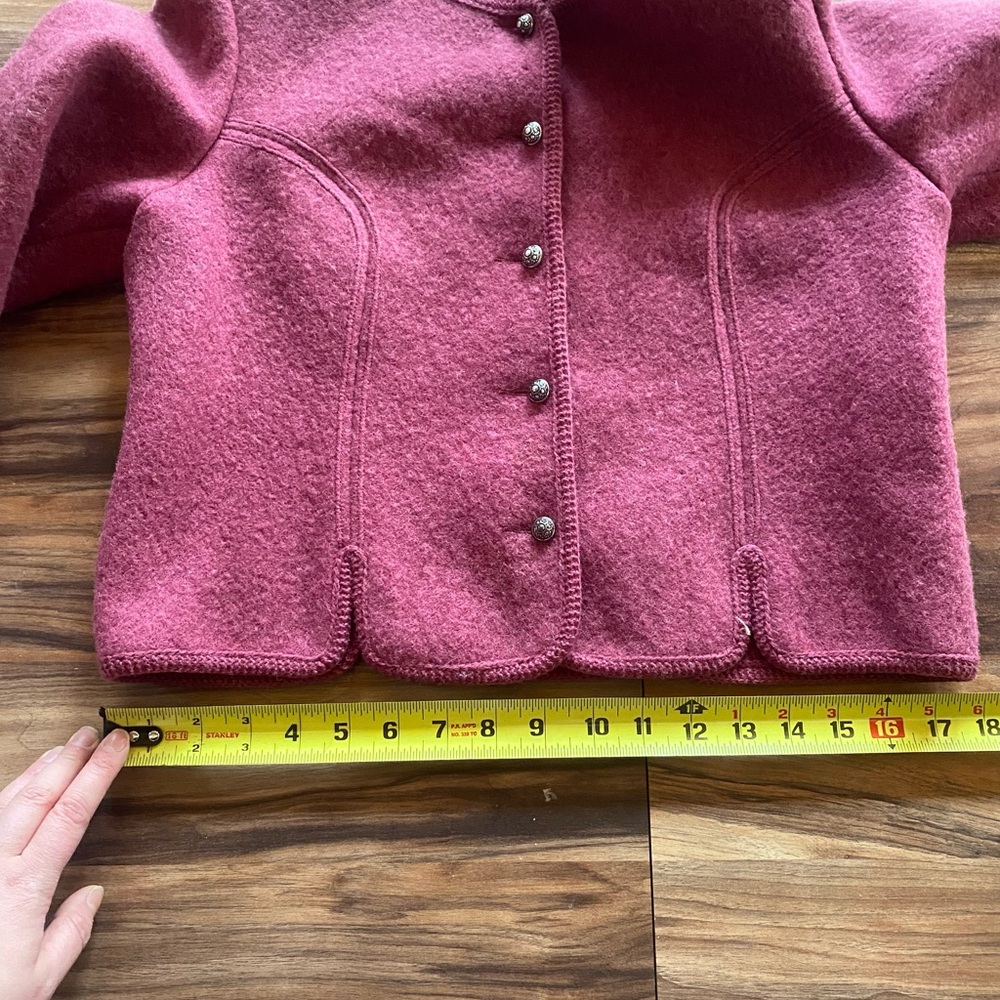 Vintage Alpine Inspired Boiled Wool Jacket - Picture 6 of 9